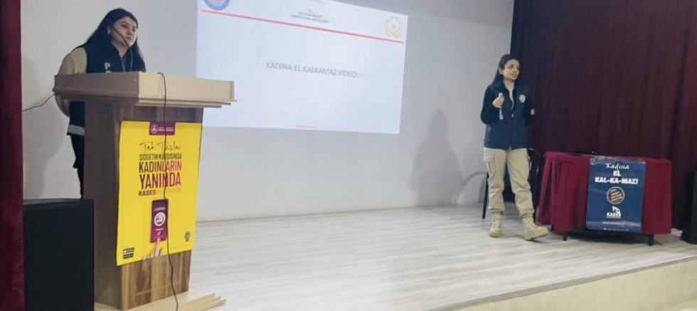 Öğrencilere KADES Uygulaması Tanıtıldı