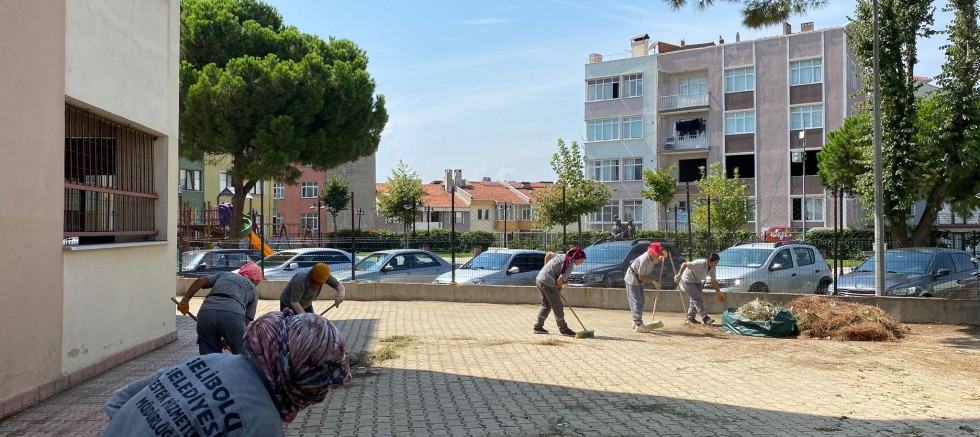 Okullarda Temizlik Yapıldı