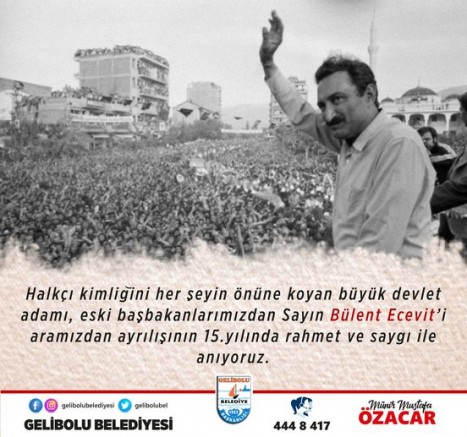 Özacar’dan Ecevit’i Anma Mesajı