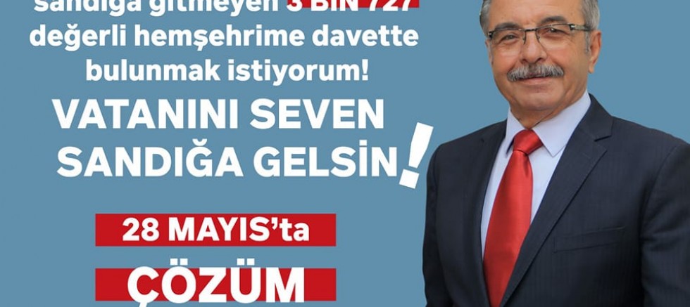 Özacar’dan Sandık Çağrısı!