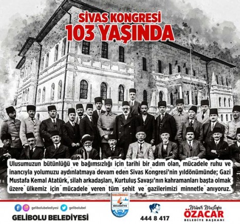 Özacar’dan Sivas Kongresi Mesajı