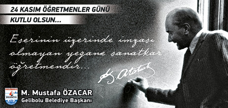 ÖZACAR’IN ÖĞRETMENLER GÜNÜ MESAJI