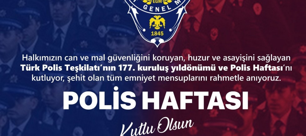 Özacar’ın Polis Günü Mesajı