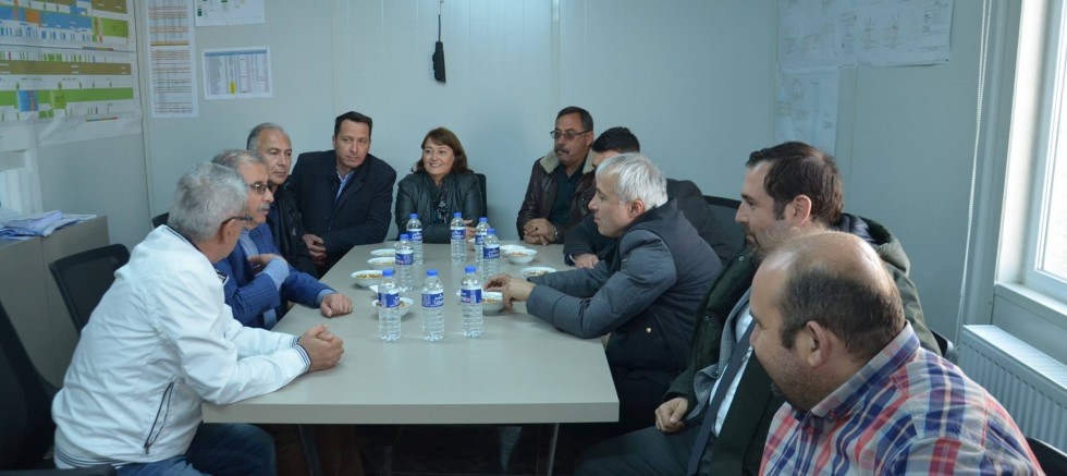 ÖZACAR VE CHP İLÇE TEŞKİLATINDAN STY ÇALIŞANLARINA ZİYARET