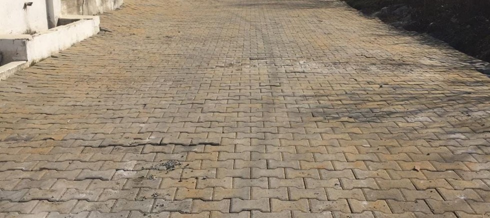 Parke Taşı Döşeme İşlemi Tamamlandı