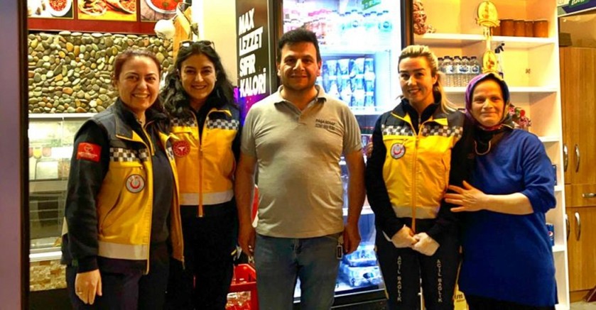 Paşa Kebap’tan 112 Acil Sağlık Ekibine Sürpriz