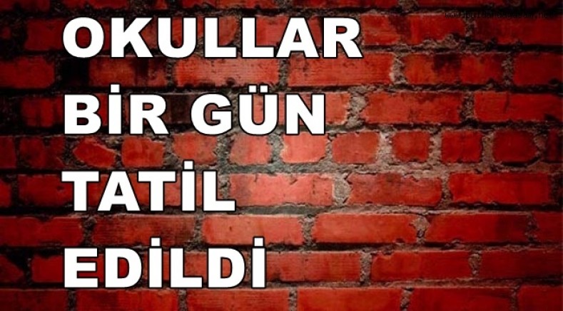 Pazartesi Okullar Tatil!