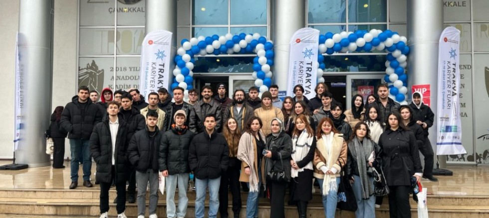Piri Reis MYO Öğrencileri Trakya Kariyer Fuarına Katıldı