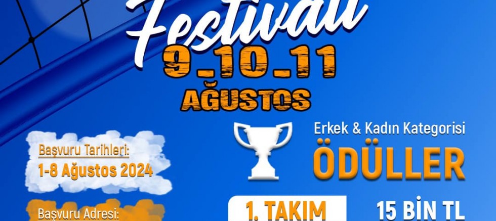 Plaj Voleybolu Festivali İçin Son 2 Gün!