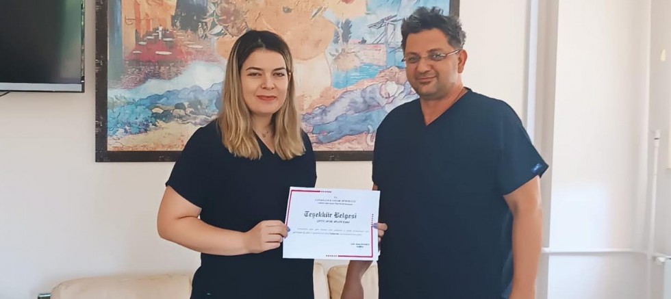 Sağlık Personellerine Teşekkür Belgesi