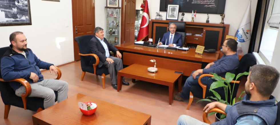 Sanayi Sitesi Yönetiminden Başkan Özacar’a Ziyaret
