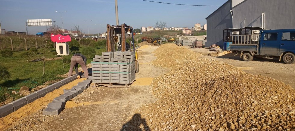 Sanayi Sitesinde Üstyapı Çalışmaları Başladı