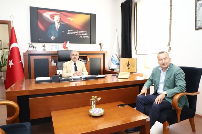 Şarlan’dan Başkan Özacar’a Ziyaret