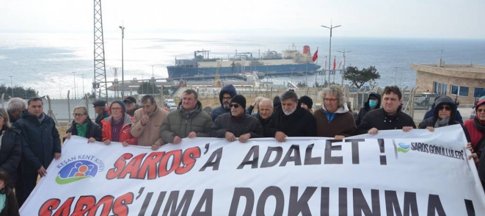 Saros FSRU’ya Gelen Gemiye Tepki!