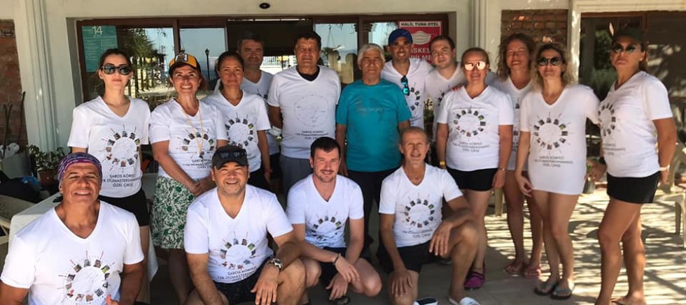 Saros’ta Master Yüzücülerin 12 Km’lik Yeni Rota Keşfi Heyecan Yarattı