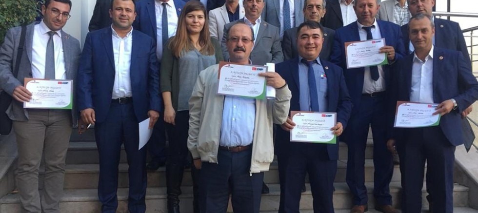 Sayın ve Öner, Eğitime Katıldı