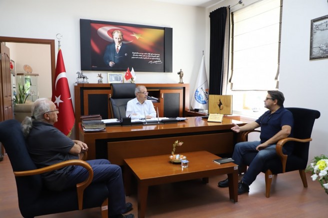 Şehir Planlama Çalışması İçin Başkan Özacar’a Ziyaret