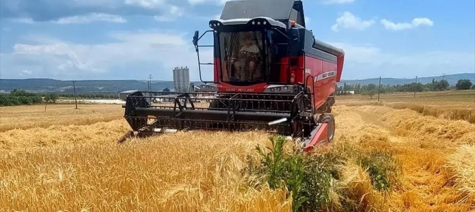 Sezonun İlk Arpa Hasadı Evreşe’de Yapıldı