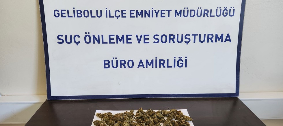 Sırt Çantasından 90 Gram Skunk Çıktı