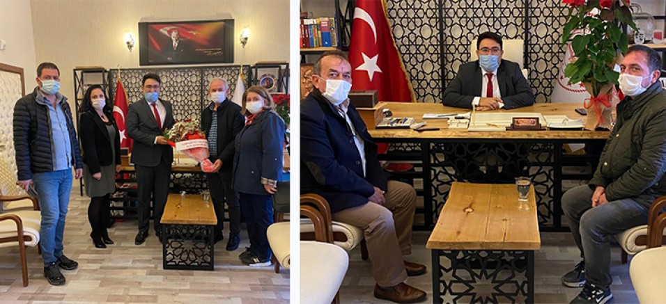 Siyasilerden İlçe Milli Eğitim’e Ziyaretler