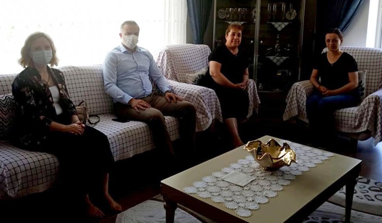 Sürücü’den Taşçı Ailesine Taziye Ziyareti