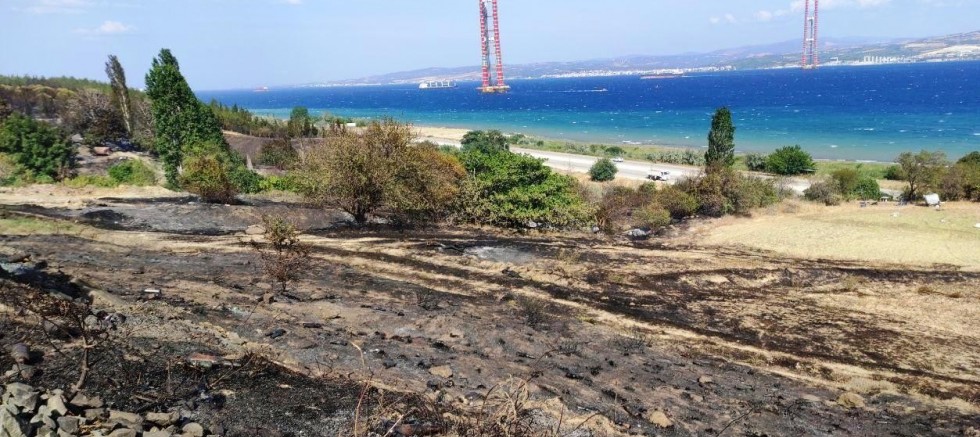 Sütlüce Köyü’nde Yangın