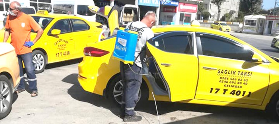 Ticari Araçlar Dezenfekte Edilmeye Devam Ediyor