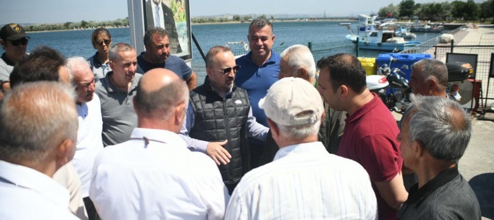Turan, Çardak İskelesi’nde  İncelemelerde Bulundu