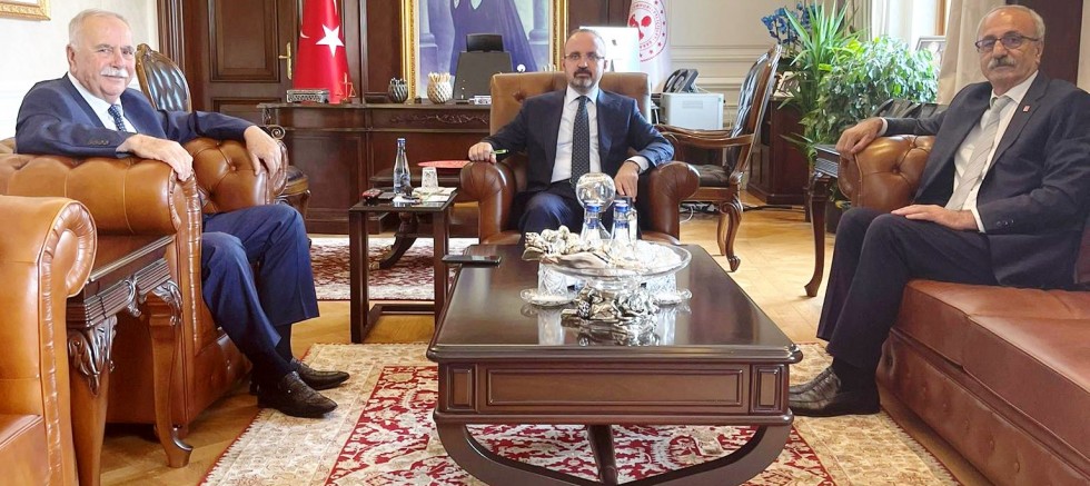 Turan, Gökhan’ı Makamında Ağırladı
