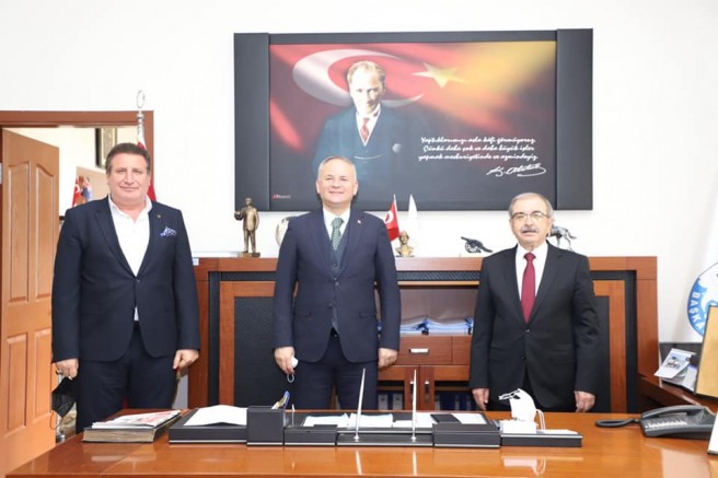 Türker’den, Başkan Özacar’a Ziyaret