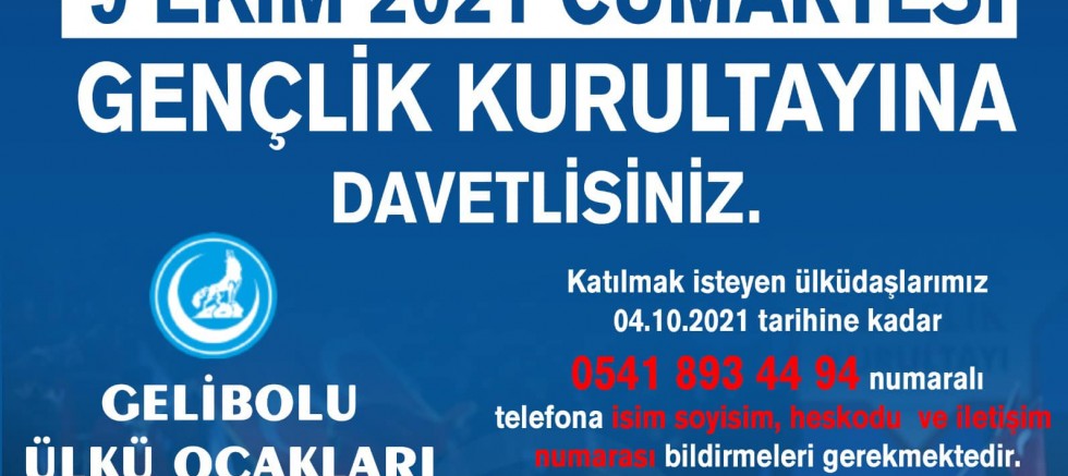 Ülkü Ocakları Gençlik Kurultayına Gidiyor