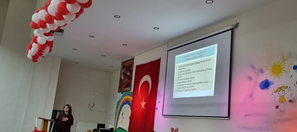 Veremle Mücadelede Öğrenciler Bilgilendirildi