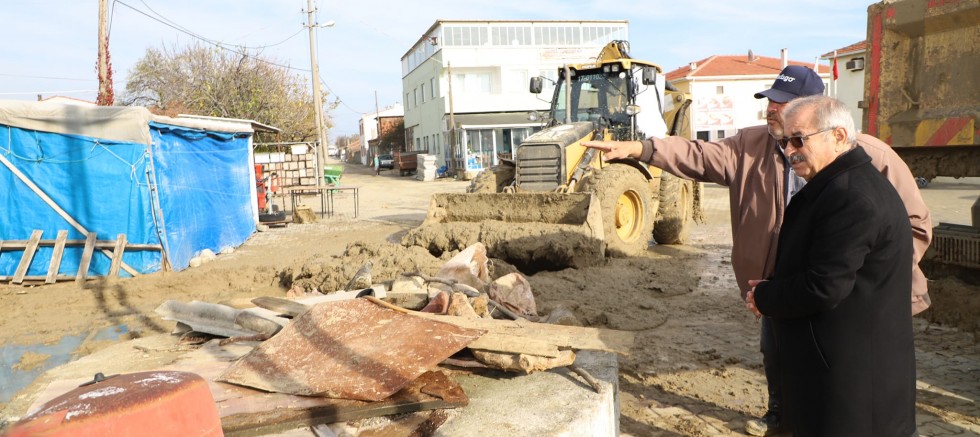Yağmurdan Etkilenen Bölgelerde İnceleme