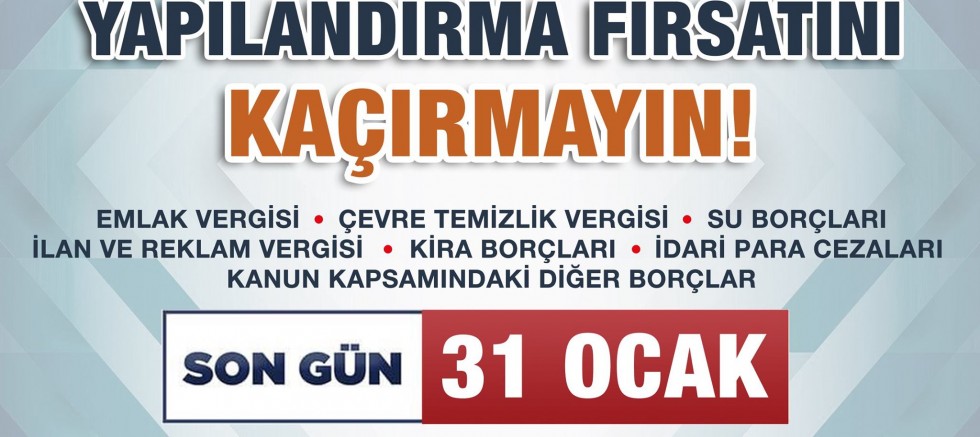 Yapılandırma Fırsatını Kaçırmayın!