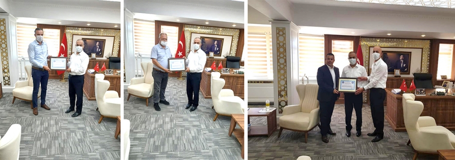 Yardımseverlere Teşekkür Belgesi