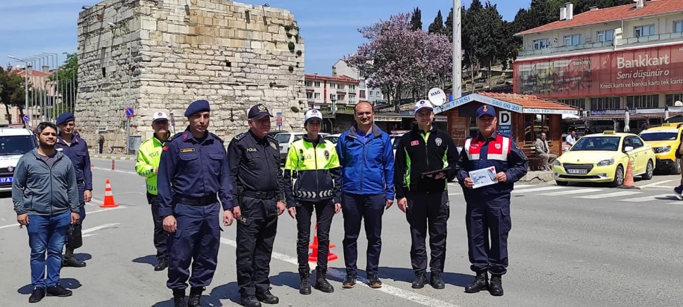 ‘Yayalar İçin 5 Adımda Güvenli Trafik’ Uygulaması Yapıldı