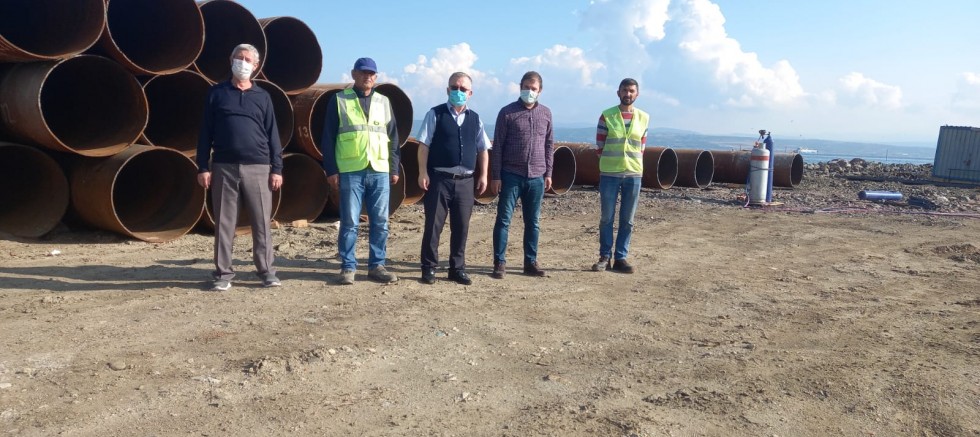 Yeni İskele İnşaatı Yapımı Devam Ediyor