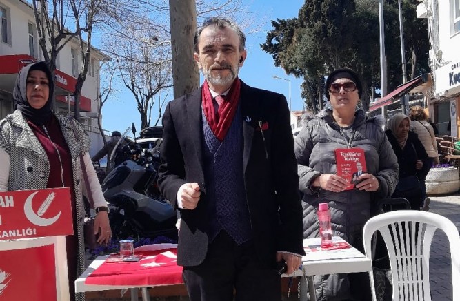 Yeniden Refah Partisi Gelibolu’da Üye Çalışmalarını Sürdürüyor