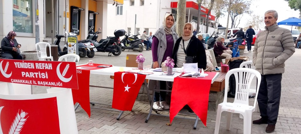 YRP Üye Çalışmaları İçin Stant Açtı