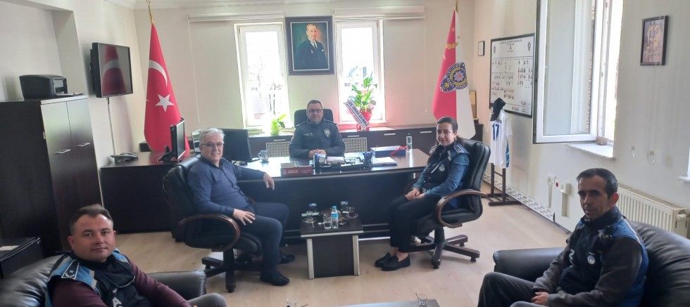 Zabıtadan Emniyet Müdürlüğü’ne Ziyaret
