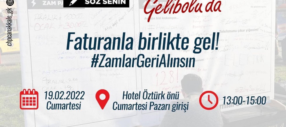 Zam Duvarı Gelibolu’da!